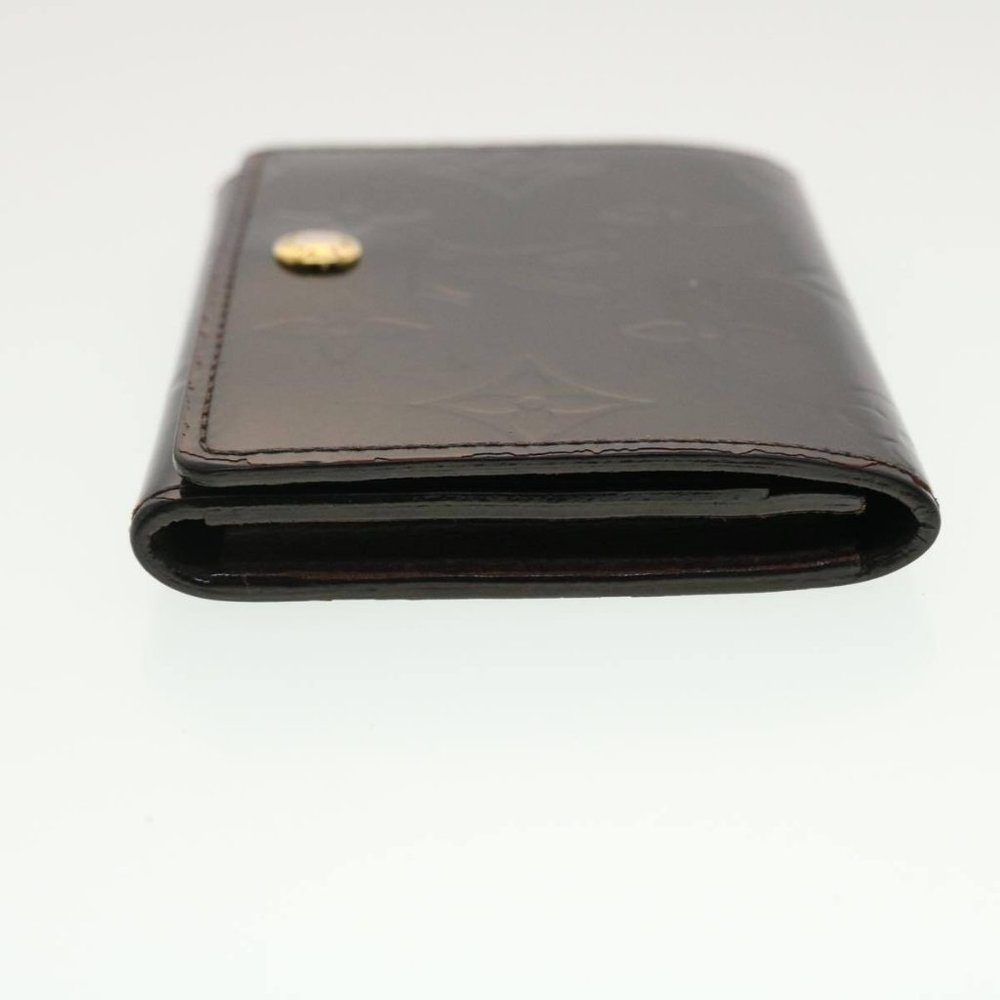 LOUIS VUITTON Vernis Anvelop Cult De Vuitto Card Case Amarante - Picture 10 of 15